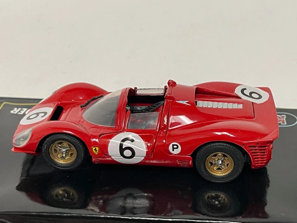 1/43 Jouef Evolution Ferrari 330 P4 Spyder in Rosso Corsa Red   TR278 - Image 4 of 4