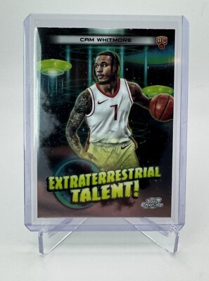 2023-24 Topps Cosmic Chrome Cam Whitmore #ET-18 Extraterrestrial Talent RC
