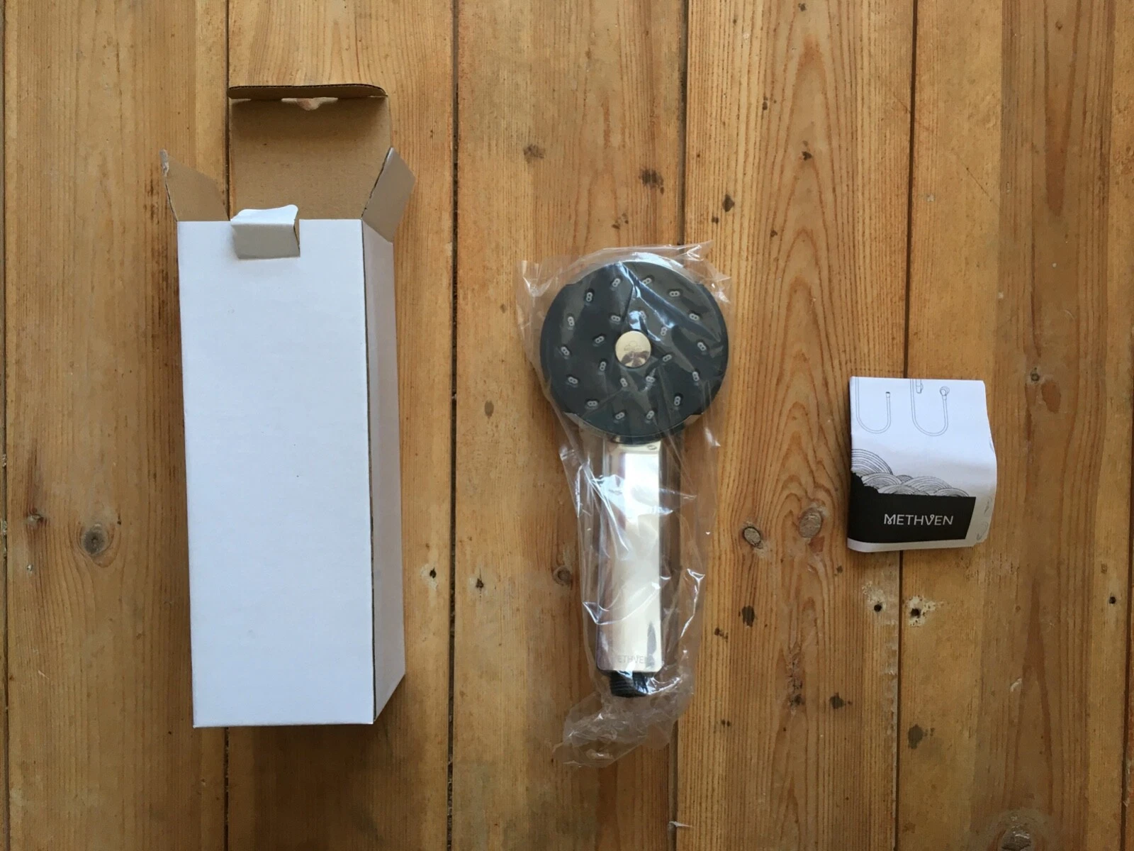 Shower Head Methven Satinjet Kiri, Chrome Shower Heads-Save Water/Energy