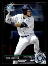 2017 Bowman - Chrome Prospects #BCP99 Drew Jackson Card Seattle Mariners