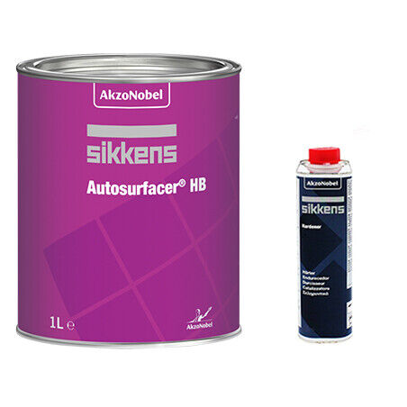 Fondo Sikkens Autosurfacer HB LT1 + Catalizzatore STD P25 LT 0.5 - Foto 1 di 1