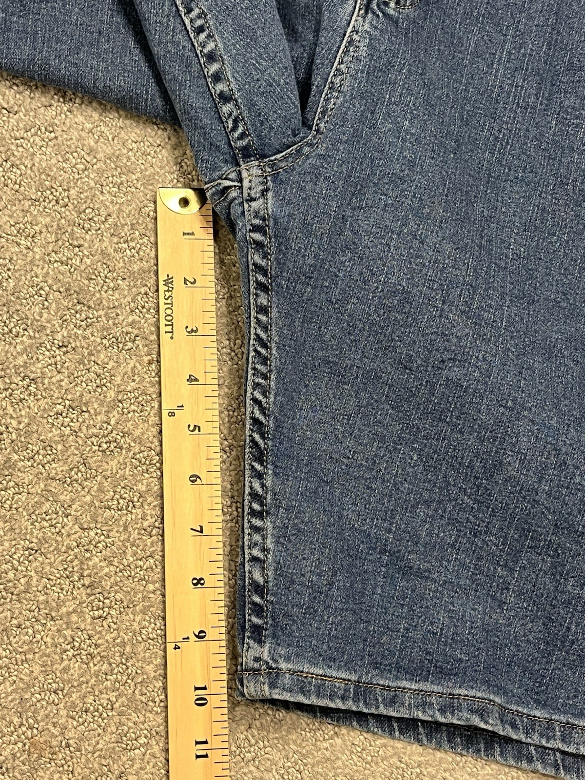 Wrangler Authentic Issue Mens Size 46 Denim Jean Shorts Blue NWT thumbnail 8