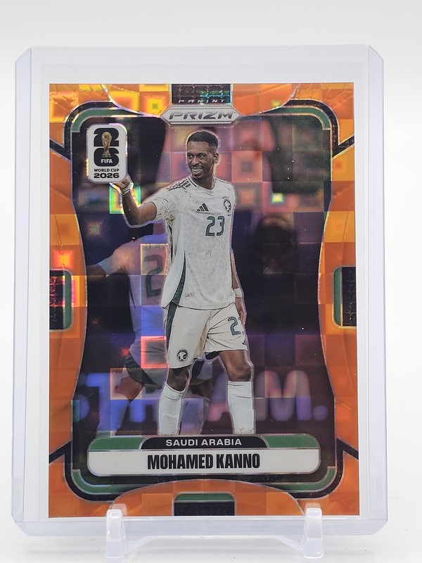 MOHAMED KANNO 2026-27 PANINI PRIZM FIFA WORLD CUP ORANGE PANDORA /215 #385 Q0296