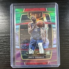 Panini 2021-22 Select Prizm Concourse Paul George Los Angeles Clippers #14