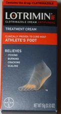 Lotrimin Athlete’s Foot Antifungal Cream 15g/0.53oz. EXP 8/2026