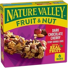 Nature Valley Fruit and Nut Granola Bars Dark Chocolate Cherry 6 ct 7.4 OZ