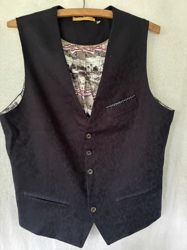 Ted Baker, Ted Baker Men's Waistcoat Vest Vintage Seaside Size 3