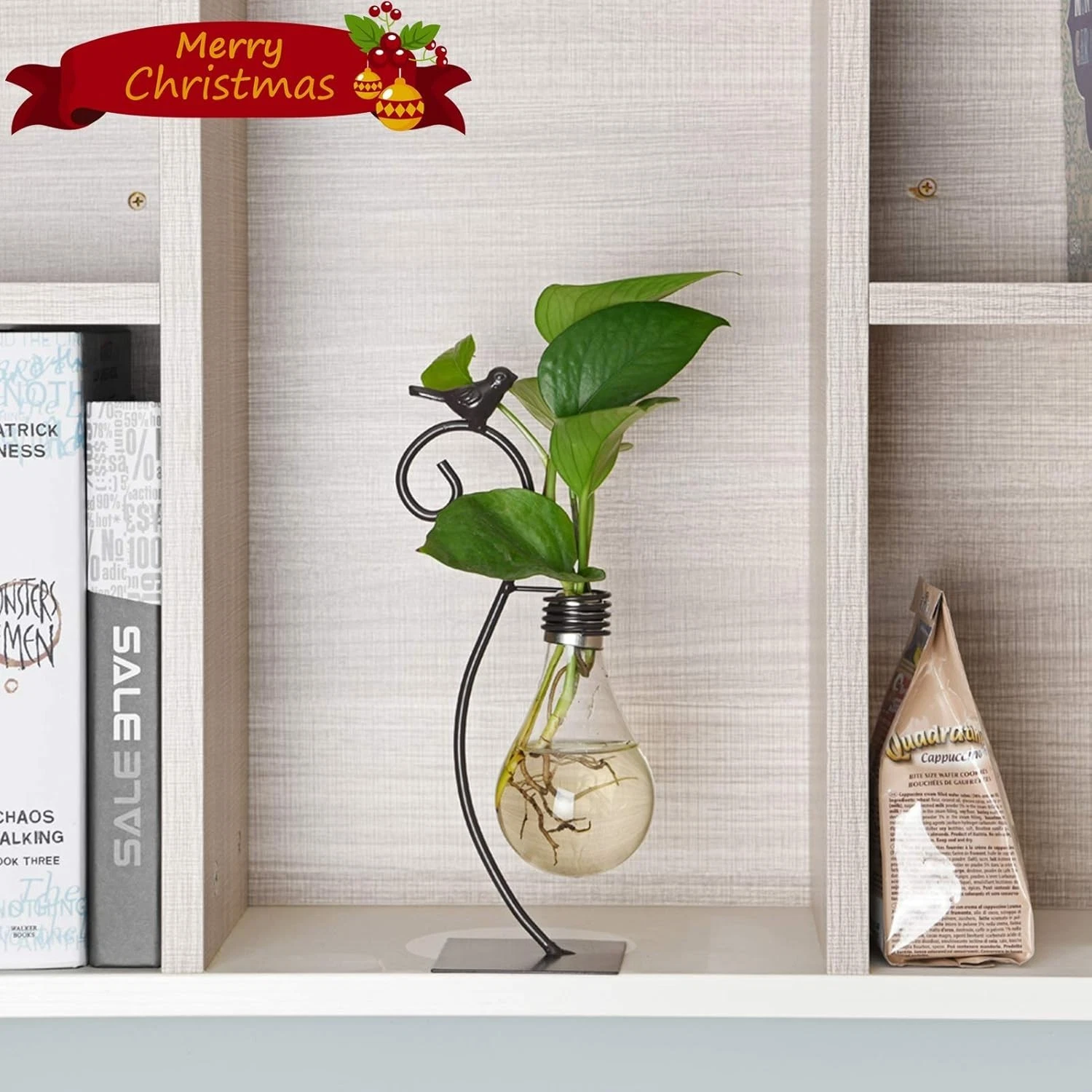 desktop modern plant aquaponic vase. *No plant included*