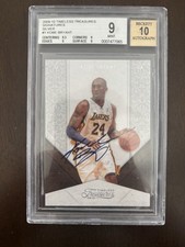 2009-10 Timeless Treasures - Kobe Bryant #1 Silver Signatures /100 on card auto