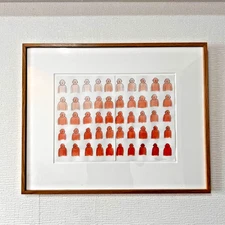 Jean Jullien Signed Artwork  "50 Shades Of Red" (2018)