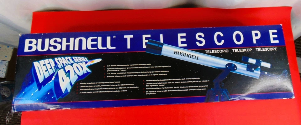 Bushnell Deep Space 420X Refractor Telescope Tripod Stand - Image 3 of 4