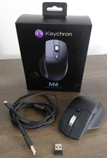 Keychron M6 8K Wireless Bluetooth & 2.4ghz Optical Mouse 30000 DPI Barely Used