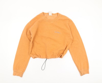 iets Women's Orange S Pullover Sweatshirt UK