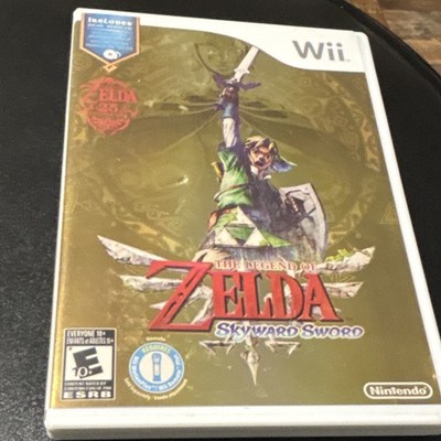 Nintendo Wii The Legend of Zelda Skyward Sword 2011 Case Untested READ
