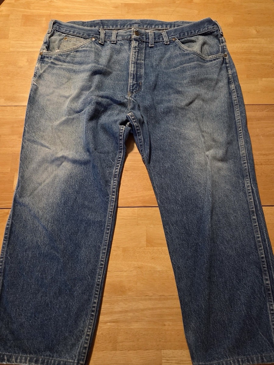 Vintage 1989 Carhartt 100 Years Denim Jeans Made In USA Size 44x31