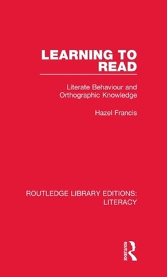 LEARNING TO READ by FRANCIS, HAZEL Hardback Self Help Business