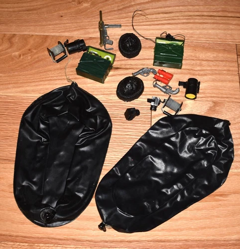 Vintage 1970s GI Joe Adventure Team Secret Mission To Spy Island Accessories