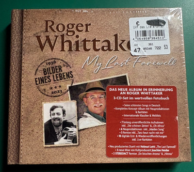 Roger Whittaker - My Last Farewell - Bilder Eines Lebens - 3 CD - neu