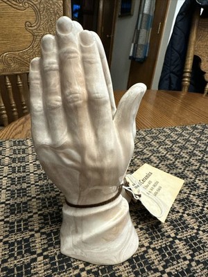 Mt St Helens Ash Creations Ceramic   Praying Hands Signed  By marti
