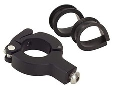 USA Billet Aluminum Slim Fit Roll Bar Accessory Mount Size 1 3/4" - 1" Black