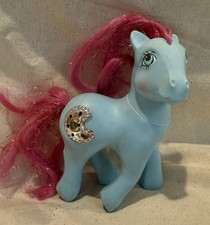 My Little Pony G1 Princess Royal Blue Pony Tinsel Hair 1987 Hasbro MLP