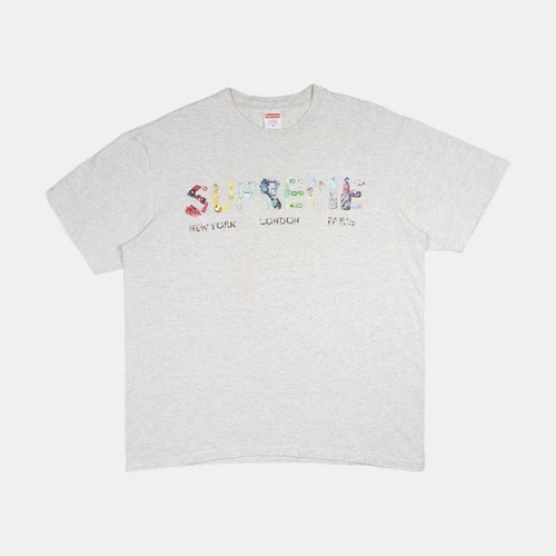 T shirt Supreme / Taille M / Homme / Gris / Coton