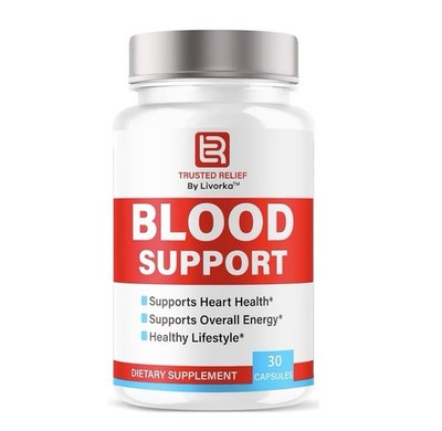 Trusted Relief Blood Support Formula Strength Glycogen Supplement 30 Capsules
