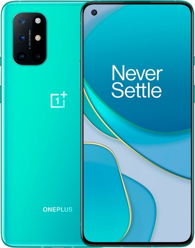 OnePlus 8T, Fully Unlocked | Green, 256GB, 6.55 in Screen, Batt 90%+ | Grade B+