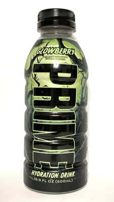 Prime Hydration Drink Glowberry 2024 Lable Variation 16.9 oz Bottle Halloween