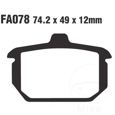 EBC Brake Pads Sintered HH rear For Harley Davidson FXR 1340 1982-1987