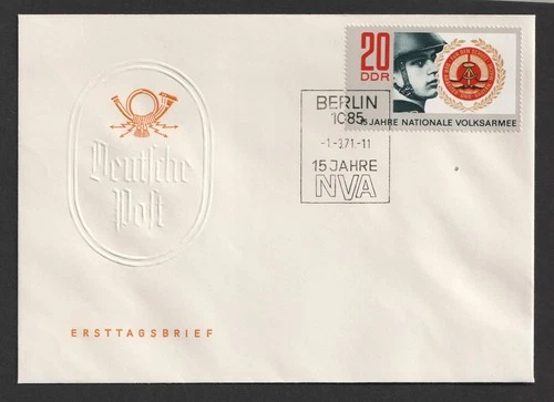 1971 Germany DDR National Peoples Armies FDC. Berlin First Day Cover