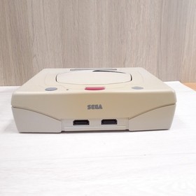 Sega Saturn console with 2 controllers, 3 games, memory & cables Japan White