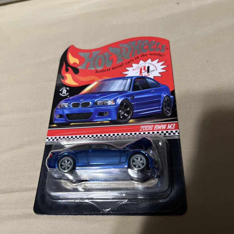 风火轮 2006 宝马 M3 Spectraflame 蓝色 RLC 限定 #2305/30000 (A) — 第 3/4 张图片