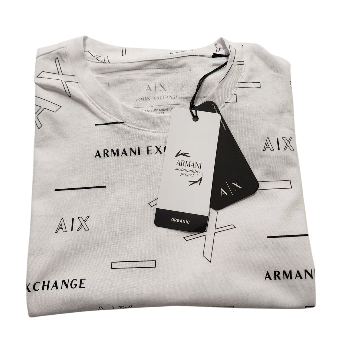 Armani Exchange Men's T-Shirt Short Sleeve Graphic Print AX Logo