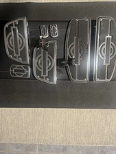 Harley Davidson Nostalgia Footboard Set Of 4   Shifter Pegs/Brake Pedal Pad