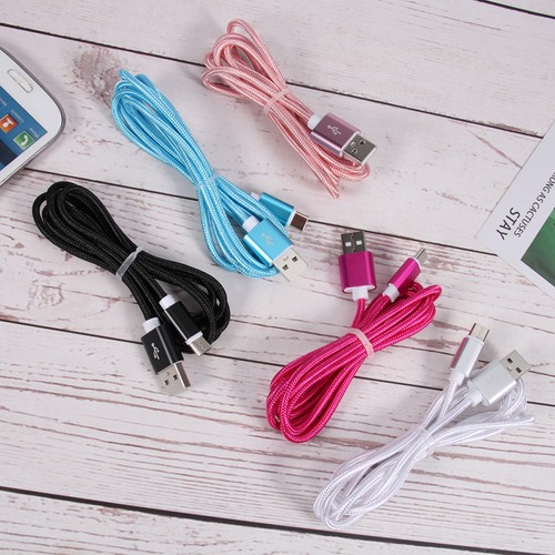 5 Pcs 1.5m Cable Nylon Weaving Mobile Phone Charging Cable - 第 4/12 張圖片
