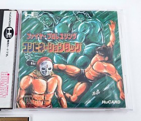 FIRE PRO WRESTLING COMBINATION TAG CIB 1989 PC Engine HuCard Japan Turbografx
