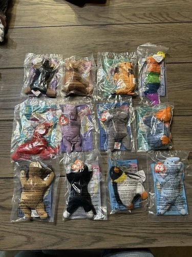 Vintage 1998 TY Beanie Babies McDonald’s Happy Meal Full Set Of 12 NIP Rare!