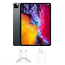 Apple iPad Pro 2nd Gen 2020 Tablet Space Gray WiFi + Cellular 11" Display 128GB