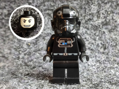 Lego sw0268a Imperial TIE Fighter Pilot - Star Wars Minifigur Set 9492 9676 - U1