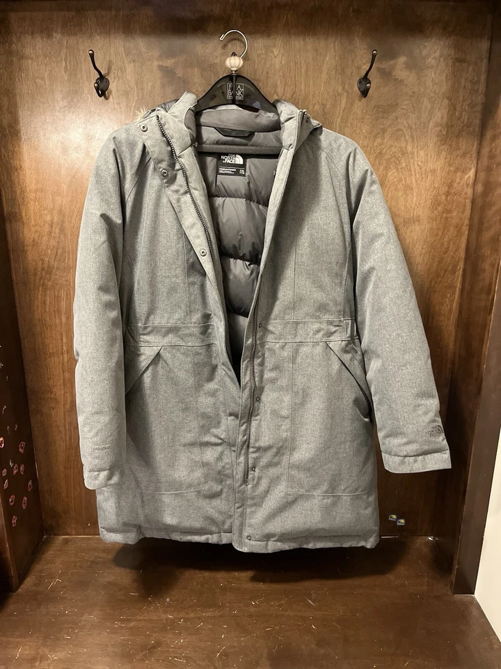 The North Face Women's Gray Arctic Hooded Parka Coat XXL - Image 4 of 4