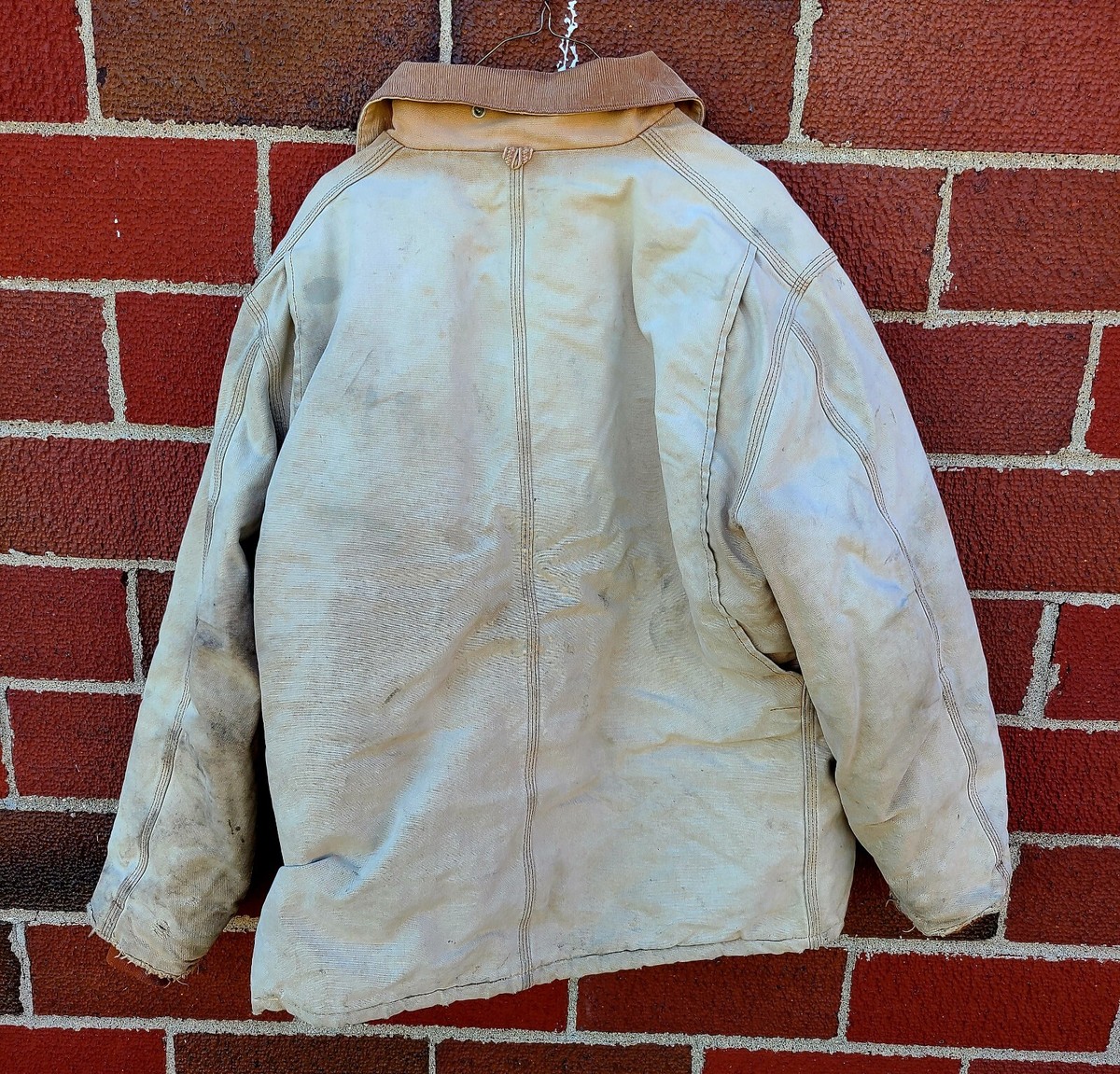 Vintage Carhartt C03 BRN Lined Chore Barn Coat Jacket Size 50