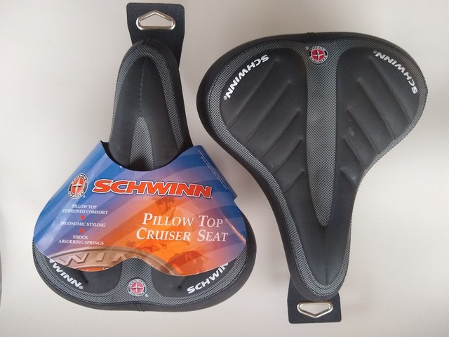 schwinn pillow top cruiser bicycle seat