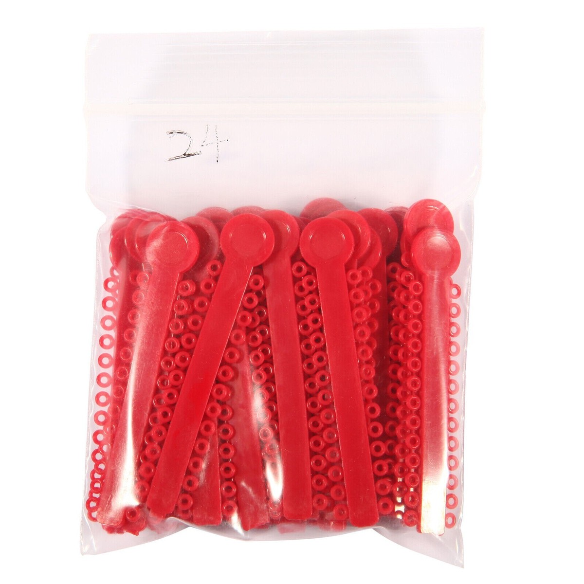 1040-Pack Dental Orthodontic Ligature Ties - Elastic Rubber Bands For Braces | Skysea Brand, Assorted Colors