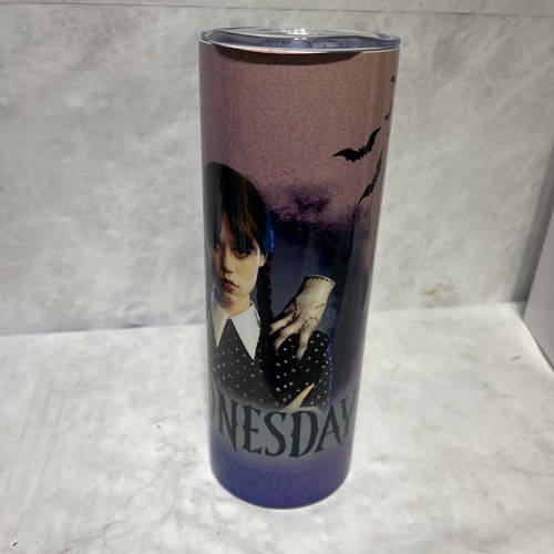 Wednesday Addams 20oz Tumbler, Wednesday Addams, Cute Tumbler - Picture 7 of 7