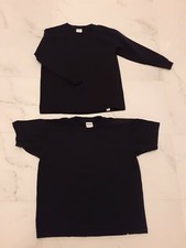 Gildan heavy cotton t-shirts for boys.Lot of 2. Size L  M.Back .S  L sleeves