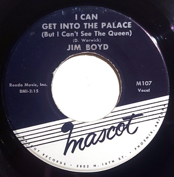 JIM BOYD – Too Bad About Jim - RARE 1963 AZ Mascot Records Label ...