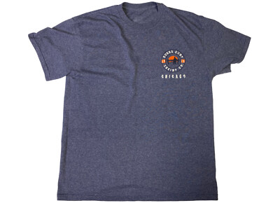 Bubba Gump Chicago Men's Medium Blue ''Life is like a box of chocolates'' T-Shirt