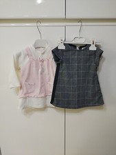 lotto stock abbigliamento bimba neonata  6 9 mesi vestiti 2 pezzi