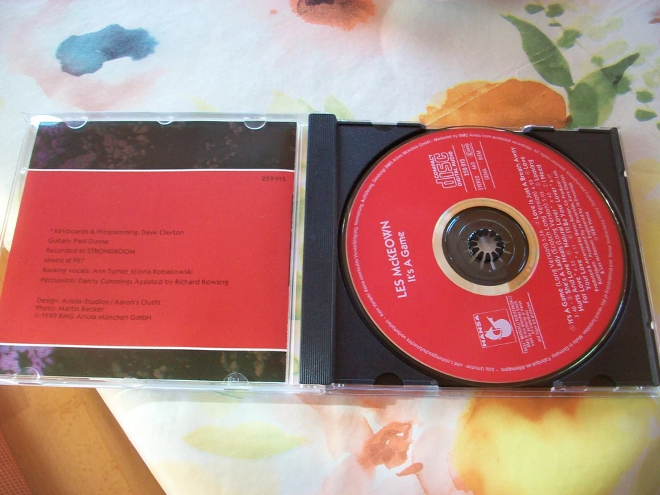 Les McKeown   CD-Album  It's A Game    ©  1989  DIETER BOHLEN neuwertig !!  - Bild 2 von 4